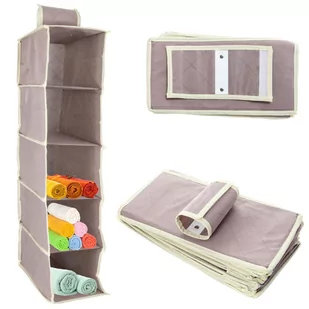 Wiszący Organizer Na Skarpetki Do Szafy Garderoby Na Torebki Buty 70x30x15 2 Kolory - Meble modułowe i akcesoria - miniaturka - grafika 1