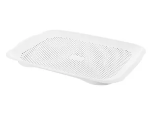Praktyczna Deska do krojenia i cedzak durszlak Praktyczna 2 w 1 27,5 x 36,5 x 3 cm biała  Oficjalny sklep producenta + wysyłka 24 h 4D4077 - Deski do krojenia - miniaturka - grafika 1