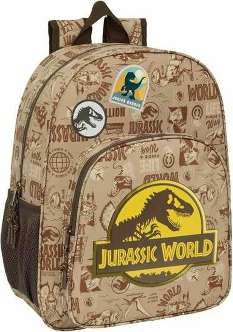 Plecak szkolny Jurassic World Beige 33 x 42 x 14 cm