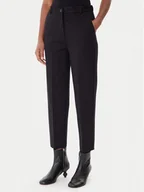 Spodnie damskie - ViCOLO Spodnie materiałowe TF0229 Czarny Regular Fit - miniaturka - grafika 1