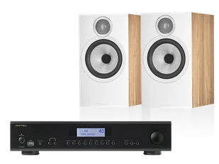 Rotel A14 MKII (czarny) + 606 S3 (dąb) - Zestawy stereo - miniaturka - grafika 1
