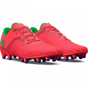 Damskie buty piłkarskie korki lanki Under Armour UA W Clone Mag Pro 3.0 FG - łososiowe - Piłka nożna - miniaturka - grafika 1