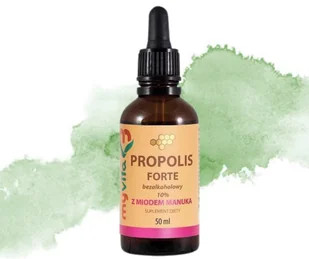 MyVita Propolis FORTE 10% z miodem manuka. Suplement diety 50ml - Suplementy naturalne - miniaturka - grafika 1