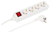 Listwy zasilające - MicroConnect 4-way Schuko Power Strip - miniaturka - grafika 1