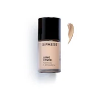 Podkłady do twarzy - PAESE Long Cover podkład do twarzy z jedwabiem 04N Opalony 30ml - miniaturka - grafika 1