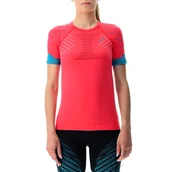 Koszulki sportowe damskie - Koszulka damska UYN  RUNNING ULTRA1 OW SHIRT rose red S - miniaturka - grafika 1