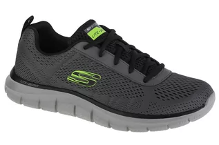 Sneakersy damskie - SKECHERS Sneakersy Moulton 232081/CCBK Szary - grafika 1