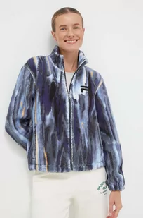 Fila bluza damska kolor niebieski wzorzysta - Bluzy damskie - miniaturka - grafika 1