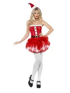 Stroje karnawałowe - Kostium Pani Mikołajowa balerina-XS / S - miniaturka - grafika 1