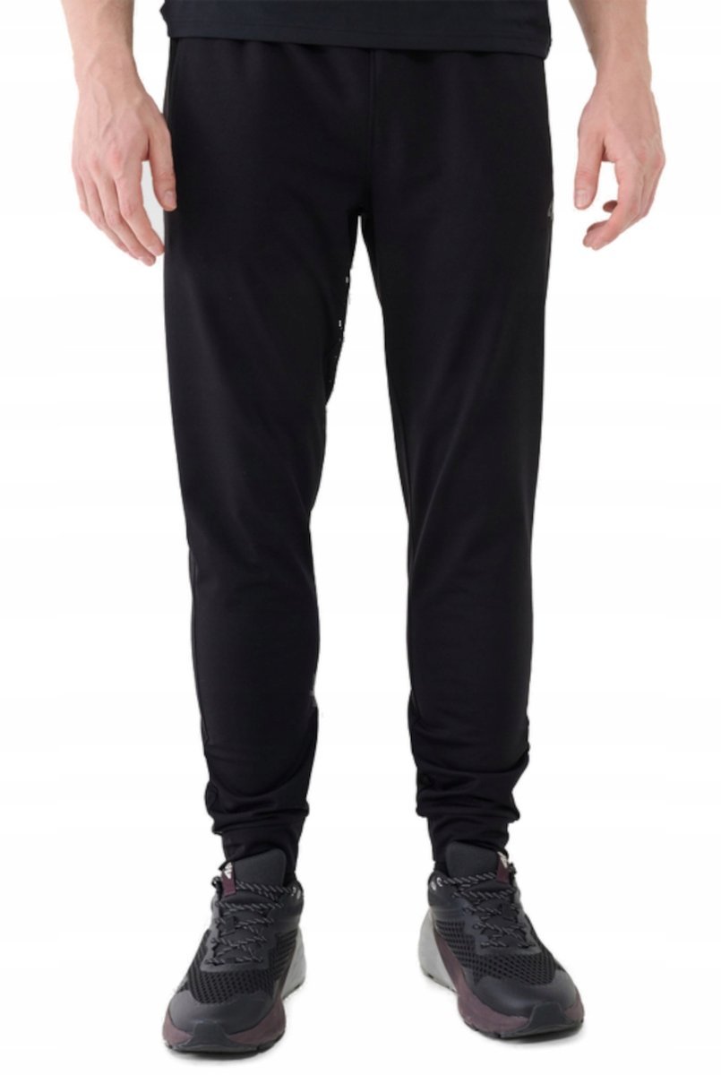 SPODNIE męskie 4F 4FWSS26TFTRM1046-20S sportowe dresy treningowe czarne XL