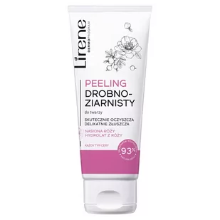 LIRENE Pielęgnacja Oczyszczająca - Regenerujący peeling drobnoziarnisty Dzika Róża 75ml - Maseczki do twarzy - miniaturka - grafika 1