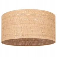 Oprawy, klosze i abażury - Abażur Z Rattanu Klosz Do Lampy Wiszącej Stojącej Ratan 30CM E27 - miniaturka - grafika 1