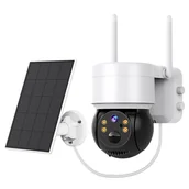 Kamery IP - Kamera WiFi 1080P Hiseeu WTD512 z panelem słonecznym, przybliżeniem 5X, wykrywaniem ruchu PIR, 2-kierunkowym audio i wideo - miniaturka - grafika 1
