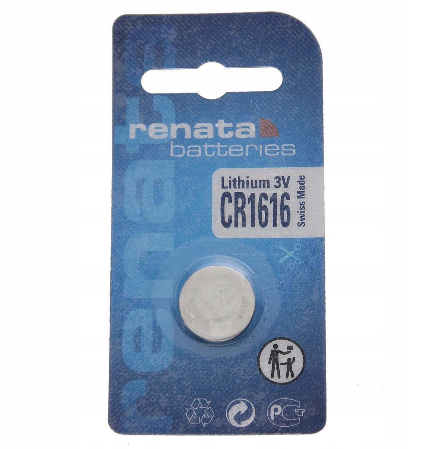 Renata CR1616-1BB Blistera iepakojuma 1gb.