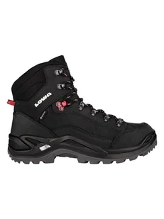 LOWA Skórzane buty turystyczne "Renegade GTX Mid" w kolorze czarnym - Buty trekkingowe męskie - miniaturka - grafika 1
