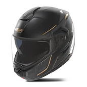 Kaski motocyklowe - Kask Szczękowy Nolan N90-3 06 Sincrono Czarno/Antracytowy/Złoty MatowyXL - miniaturka - grafika 1