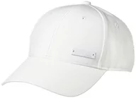 Czapki damskie - adidas Metalowa odznaka lekka czapka z daszkiem, biały, S - miniaturka - grafika 1