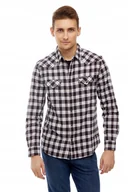 Koszule męskie - WRANGLER LS WESTERN SHIRT BLACK W5A0B3100 s - miniaturka - grafika 1
