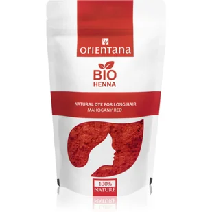 Orientana Bio henna MAHONIOWA CZERWIEŃ Rozmiar 100g - Farby do włosów i szampony koloryzujące - miniaturka - grafika 1