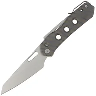 Noże - Nóż składany WE Knife Vision R Tiger Stripe Titanium, Silver Bead Blasted CPM 20CV by Snecx Tan (WE21031-6) - miniaturka - grafika 1