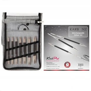 zestaw drutów wymiennych KARBONZ DELUXE KNITPRO - Pasmanteria - miniaturka - grafika 1