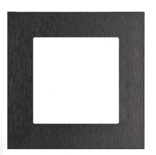 Kontakt Simon Ramka pojedyncza Nature Simon 55 - inox czarny - Klawisze i ramki - miniaturka - grafika 1