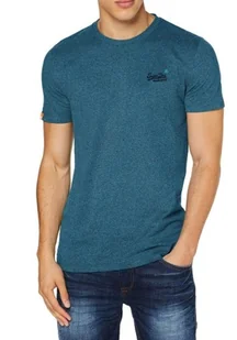 SUPERDRY T-SHIRT MĘSKI NIEBIESKI Z KRÓTKIM RĘKAWEM 3XL JSA - Koszulki męskie - miniaturka - grafika 1