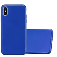 Etui i futerały do telefonów - Etui ochronne Cadorabo do Apple iPhone XS MAX w kolorze niebieskim etui na telefon komórkowy silikonowe etui z TPU - miniaturka - grafika 1