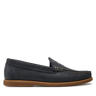 Mokasyny Lumberjack Navigator SM07802-005-H01 Niebieski - Mokasyny męskie - miniaturka - grafika 1