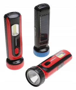 LATARKA SOLARNA Akumulatorowa Ładowana USB COB LED 1W SOLAR 2220 - Latarki - miniaturka - grafika 1