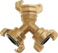 Inne akcesoria do nawadniania - GEKA Rozdzielacz mosiezny 1/2" - miniaturka - grafika 1