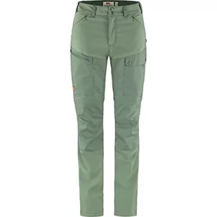 Fjällräven Damskie spodnie Abisko Midsummer Zip Off W, zielone (Jade Green-Patina Green), 42 - Spodnie rowerowe - miniaturka - grafika 1