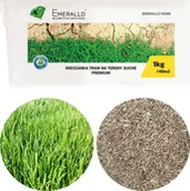 Trawy i trawniki - Emeralld Mieszanka traw na tereny suche 1kg - miniaturka - grafika 1