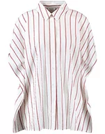 Bluzki damskie - GERRY WEBER Damska bluzka 760033-31425, ecru/biały/czerwony/pomarańczowy, 42 - miniaturka - grafika 1