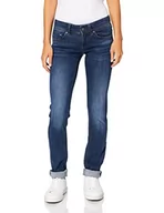 Spodnie damskie - G-Star Raw Jeansy Damskie Midge ze Średnim Stanem o Kroju Straight, Niebieskie, 29W x 34L - miniaturka - grafika 1