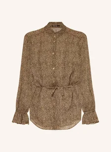 Marc Aurel Bluzka Z Błyszczącą Przędzą braun - Bluzki damskie - miniaturka - grafika 1