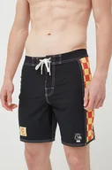 Stroje kąpielowe - Quiksilver szorty kąpielowe x Stranger Things kolor czarny - miniaturka - grafika 1