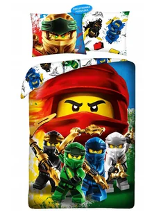Pościel bawełna 160x200 Lego Ninjago - Pościel dla dzieci - miniaturka - grafika 1