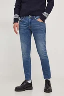 Spodnie męskie - Pepe Jeans jeansy męskie kolor niebieski - miniaturka - grafika 1