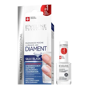 Eveline Diament Utwardzająca odżywka do paznokci z diamentami 12 ml - Odżywki do paznokci - miniaturka - grafika 2