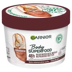Garnier - Body SuperFood Regenerujące Masło do ciała - skóra ekstremalnie sucha - Balsamy i kremy do ciała - miniaturka - grafika 1