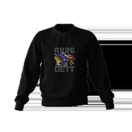 Odzież do sportów motorowych - Czarna bluza silnik RB26 DETT-M - miniaturka - grafika 1