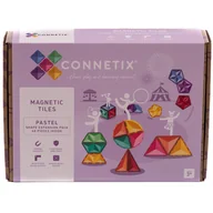 Klocki - Klocki Magnetyczne Pastel Shape Expansion Pack 48 Elementów Connetix - miniaturka - grafika 1