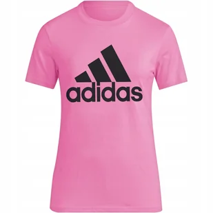Koszulka damska adidas Loungewear Essentials Logo Tee różowa IR5413 r-XS - Koszulki i topy damskie - miniaturka - grafika 1