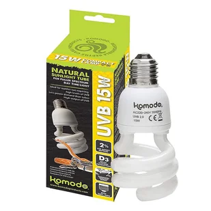 KOMODO NATURAL SUNLIGHT BULB 15W - ŻARÓWKA UVB 2.0 - Terraria - miniaturka - grafika 1