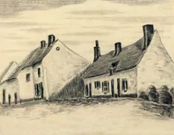 Plakaty - Plakat, The Zandmennik House, Vincent van Gogh, 40x30 cm - miniaturka - grafika 1