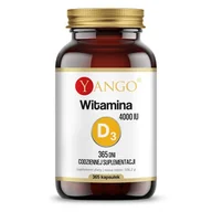 Suplementy naturalne - Yango Witamina D3 4000 IU 365 kapsułek (5904194063368) - miniaturka - grafika 1