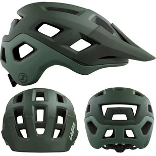 Lazer Kask Coyote ciemno zielony matowy, 58-61 L - Kaski rowerowe - miniaturka - grafika 1