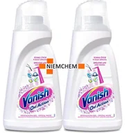 Środki do prania - Vanish Oxi Action White Odplamiacz do Białego Płyn 2 x 1L PL - miniaturka - grafika 1