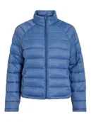 Kurtki damskie - Vila Kurtka pikowana "Sibiria" w kolorze niebieskim - miniaturka - grafika 1